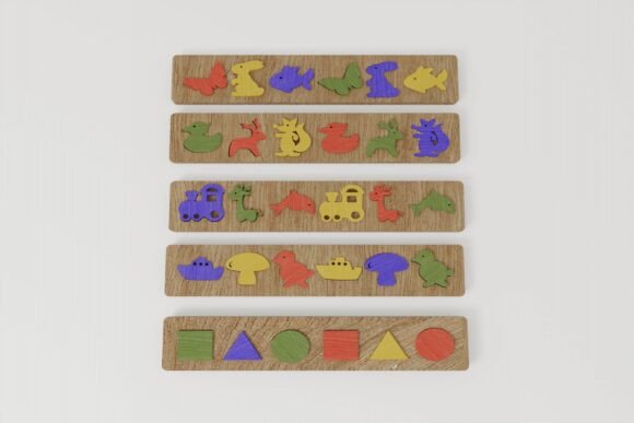 Box Set with Puzzle for baby