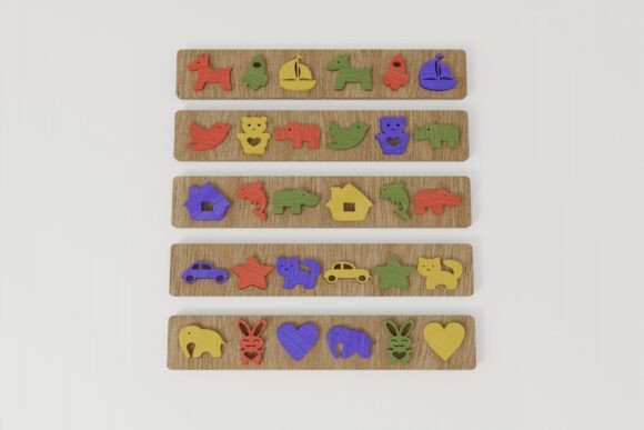 Box Set with Puzzle for baby