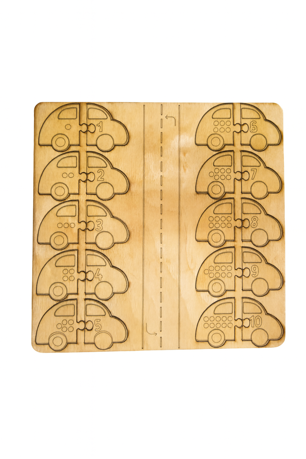 Numbers road Puzzle